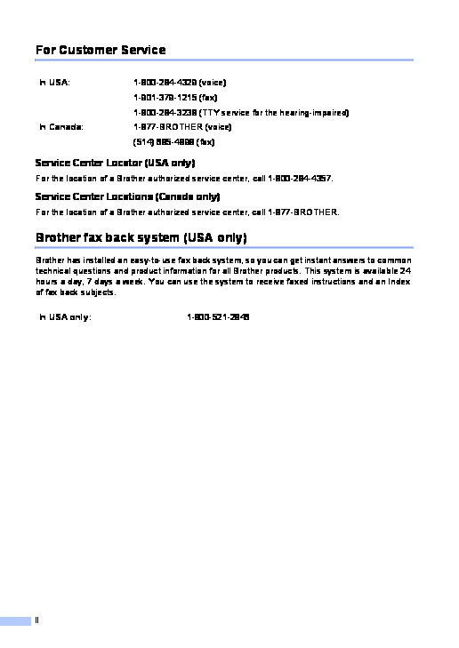 Brother Mfc-240c User Manual Download